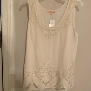 Off white beaded blouse